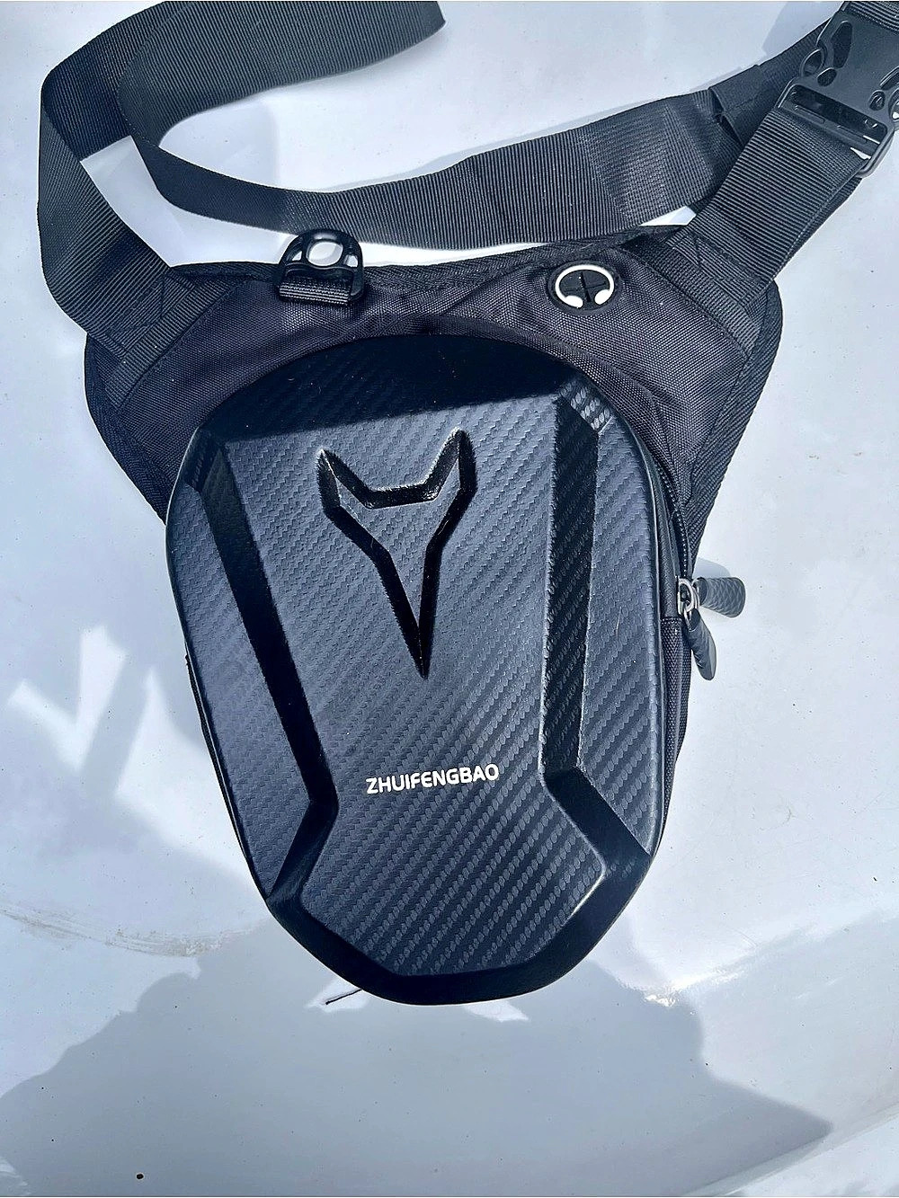 ZHUIFENGBAO Black Belt Bag